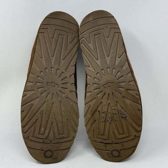 UGG Maksim Chukka Ankle Boots Mens 12 Brown Suede Shearling Lined Preppy 1126879 - Picture 14 of 16